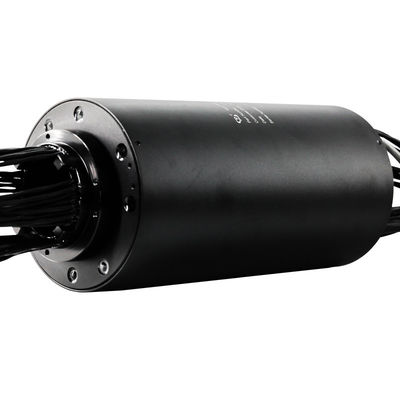 50 mm através do furo Rotary Slip Ring Gold To Gold Contact