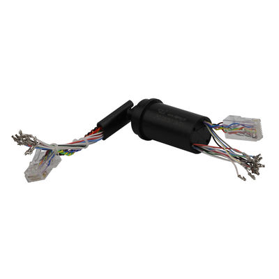 Gigabit Ethernet Capsule Electrical Slip Ring Transferência de corrente e sinal