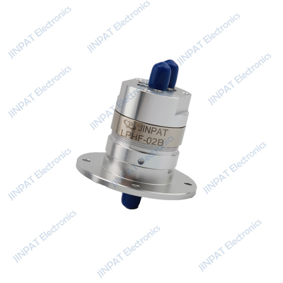 Anéis de deslizamento de canal único e duplo de articulação rotativa coaxial RF IP60 em anéis de deslizamento de sinal compacto