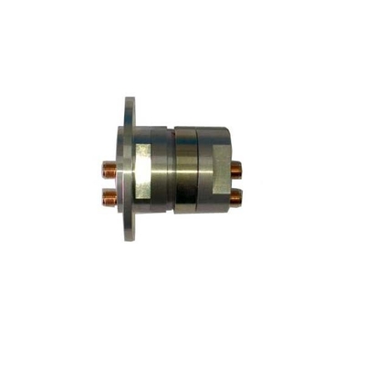 RF Coaxial Rotary Joint Dual Channel Slip Rings IP60 com Compact Signal Slip Rings Velocidades de até 30rpm