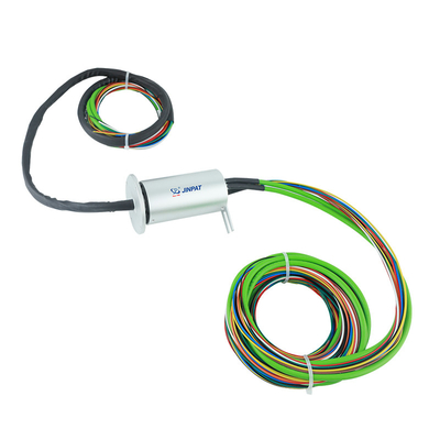 Resistência de isolamento Potência ≥ 1000MΩ 1000VDC Slipring com circuitos Ethernet 2×10A 4×5A 2×100Mbps