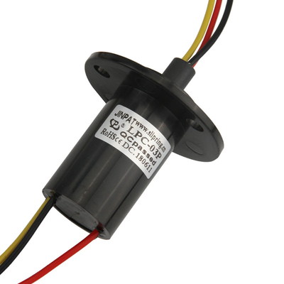 3 Circuit 10A Capsule Slip Ring for Electrical Test Equipment