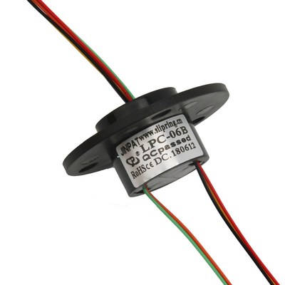 6 Circuito Ouro Anel de Deslizamento de Contato 2A 300 RPM LPC-06B