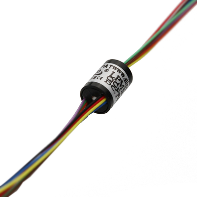 Anel deslizante cápsula de 8 circuitos 1A 240VAC/DC Metal precioso