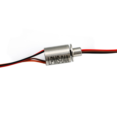 Anel deslizante miniatura de 48VAC 4 fios, corrente de 1A, velocidade de 100 RPM