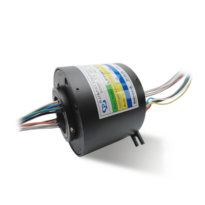 Anel coletor de furo passante de 50mm 12 fios 380VAC/DC 2A por circuito