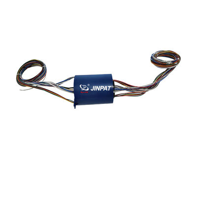 24 Circuitos 500VAC/DC através de um anel de deslizamento por buraco com proteção IP54 para transmissão de sinal analógico e digital